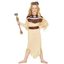 COSTUME INDIANA TAGLIA L 7/9 ANNI
