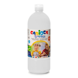 TEMPERA LIQUIDA FLACONE DA 1LT. BIANCO CARIOCA