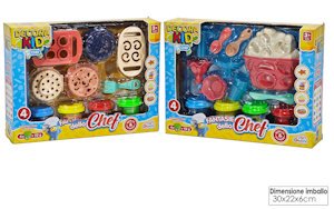 PLASTILINA DECORA KID FANTASIE DELLO CHEF ASS. 2 GENERAL 100802