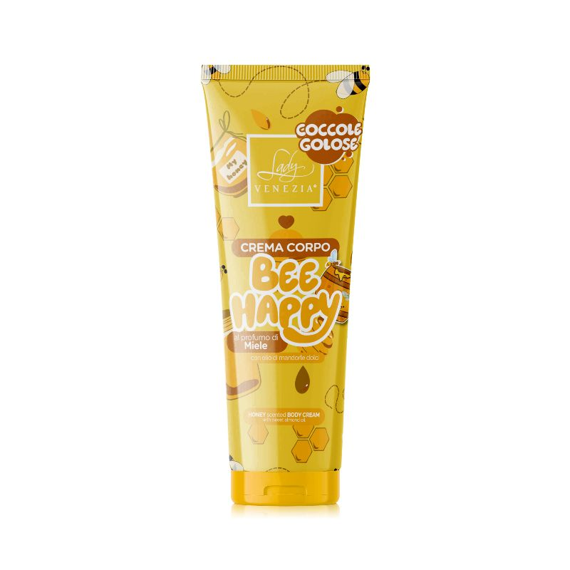 CREMA CORPO LADY VENEZIA BEE HAPPY TUBETTO 200ML. PROFUMO DI MIELE