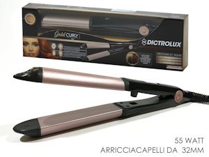 ARRICCIACAPELLI ELETTRICO 55W 32MM GOLD 2 IN 1 876703 DICTROLUX