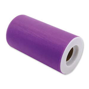 ROTOLO TULLE H.CM.12.5 x 25 MT. VIOLA BIGPARTY