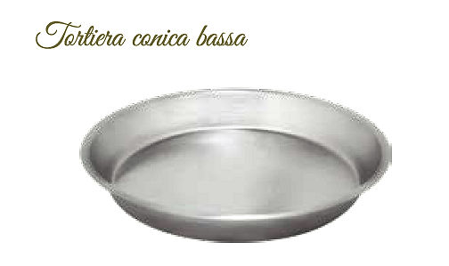 TORTIERA CONICA CM.18 BASSA PER PASTIERA POT