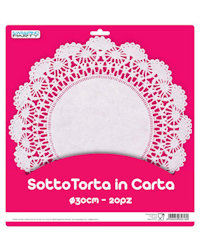SOTTOTORTA MERLETTO ROTONDO D.30 CONF.20PZ. SWEEPING