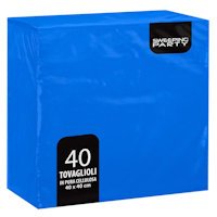 TOVAGLIOLI 2VELI 38x38 BLU CONF.40PZ. GOFFRATO SWEEPING
