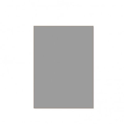 CARTONCINO BRISTOL 50x70 COLORE GRIGIO FERRO PEZZI 20