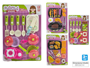BLISTER F. CUCINA CON ACCESSORI PETIT CHEF CM.38x26 GENERAL 100255