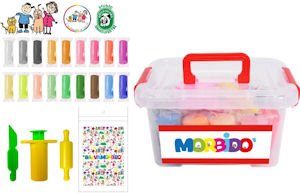 PLASTILINA MORBIDO' IN BAULETTO 18 SALSICCIOTTI 50GR. CON ACCESSORI EOLD.