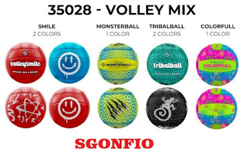 PALLONE BEACH VOLLEY CUOIO MIX N.5 SGONFIO 35028