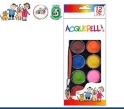 COLORI AD ACQUARELLO DA 12 EOLD.
