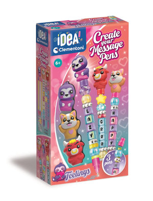CREA IDEA PERSONALIZZA LA TUA PENNA KIT 3 PENNE 3 INCHIOSTRI FEELINGS 18400 CLEM