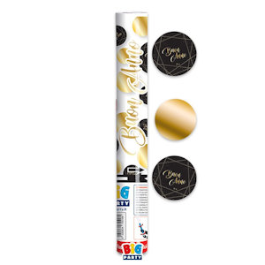 PARTY NATALE HAPPY NEW YEAR TUBO SPARA CORIANDOLI CM.30 BIGPARTY