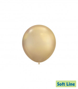 PALLONCINI 5 POLLICI CHROME CM.13 ORO CHIARO 124 CONF.100PZ. SOFT LINE