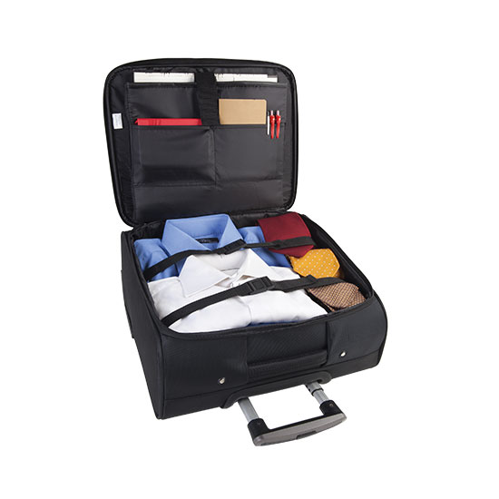 VALIGIA PILOTA TROLLEY NERO TWENTYFOUR CM.45x39x26 NIKOFFICE