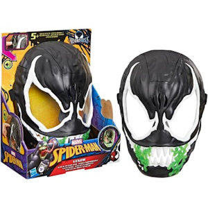 SPIDERMAN VENOMVERSUS VENOM SOLO MASCHERA SI ILLUMINA AL BUIO G1828