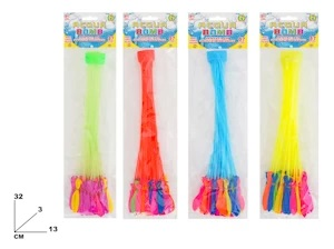 GIOCO D'ACQUA PALLONCINI BOMBE ACQUA CON CARICATORE 37 PALLONCINI MAZ.