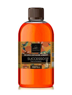 DEODORANTE AMBIENTE LIQUIDO SOLO RICARICA 500ML. SEDUZIONE FIORI D'ARANCIO LADY