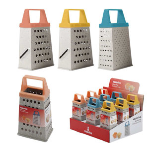 UTENSILE GRATTUGIA IN ACCIAIO 4 LATI POP KASAVIVA