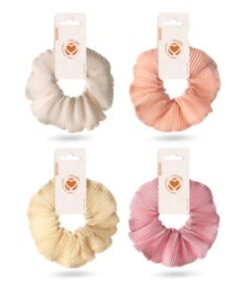 CAPELLI ELASTICI FERMA CODA CONF.1PZ. SCRUNCHIE COLOR SETABLU