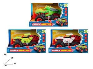 AUTO MODELLO FUORISTRADA A FRIZIONE LUCI E SUONI MONSTER CM.31 MAZ.