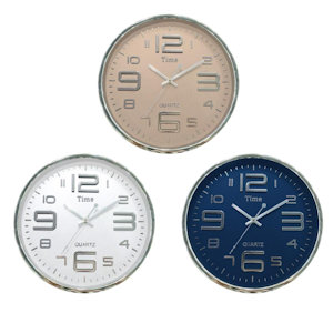 OROLOGIO DA PARETE TONDO 30CM MONOCOLORE TIME KASAVIVA