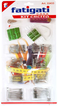 CUCITO SET COMPLETO SU BLISTER 33433 FATIGATI
