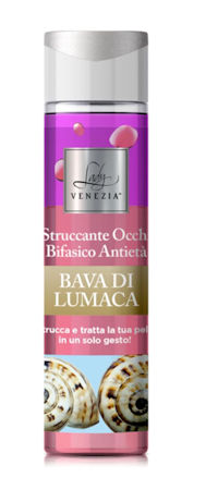 MAKE UP STRUCCANTI OCCHI BIFASICO 250ML. BAVA DI LUMACA LADY VENEZIA