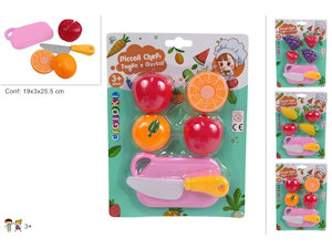 BLISTER F. CUCINA FRUTTA CON TAGLIERE CM.19x25 CIGIOKI