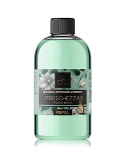 DEODORANTE AMBIENTE LIQUIDO SOLO RICARICA 500ML. SEDUZIONE MUSCHIO BIANCO LADY