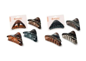 CAPELLI PINZA PER CAPELLI 7 DENTI CHIUSA MEDIA COLORI SCURI SETABLU