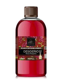 DEODORANTE AMBIENTE LIQUIDO SOLO RICARICA 500ML. SEDUZIONE ROSSO MELOGRANO LADY