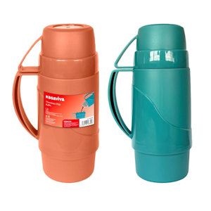 THERMOS IN PLASTICA VETRO 0,35 LT. COLORATO POP KASAVIVA