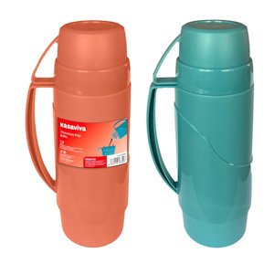 THERMOS IN PLASTICA VETRO 0,70 LT. COLORATO POP KASAVIVA