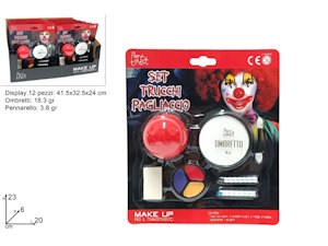 MAKE UP SET PAGLIACCIO SU BLISTER DUESSE