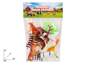ANIMALI IN BUSTA FATTORIA CONF.6PZ. MAZ.