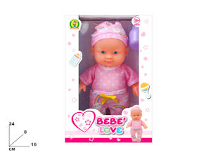 BAMBOLOTTO BABY CM.20 IN SCATOLA BEBE' LOVE MAZ.