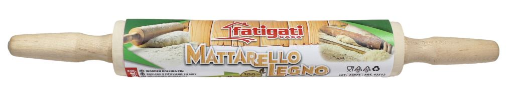 MATTARELLO IN LEGNO CM.40 GIREVOLE FATIGATI