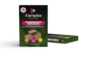ACCENDIFUOCO ECOLOGICO TAVOLETTA 32 CUBI IL LAMPISTA