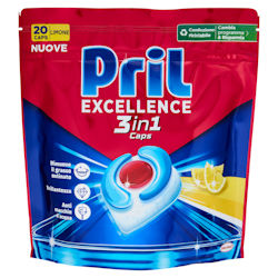 LAVASTOVIGLIE PASTIGLIE 20 PRILL EXCELLENCE LIMONE TABS