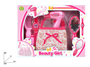 BELLEZZA ACCESSORI BEAUTY CAPELLI CON PHON ACCESSORI E BORSETTA MAZ