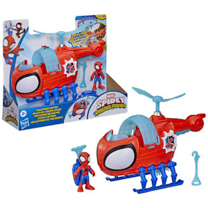 SPIDERMAN SPIDEY PERSONAGGI AMAZING CON ELICOTTERO G1969