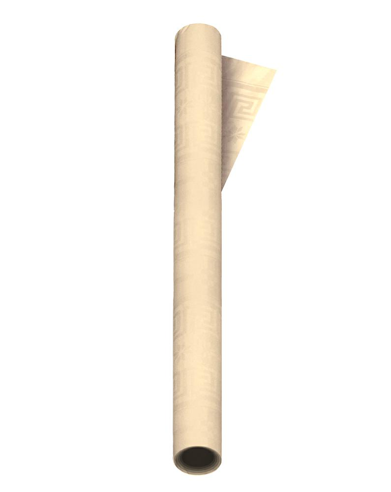 TOVAGLIA A ROTOLO DAMASCATA IMPERMEABILE CM.118x7mt. AVORIO SWEEPING
