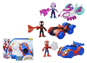 SPIDERMAN SPIDEY PERSONAGGI AMAZING CON VEICOLO G1952