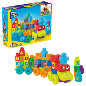 FISHER-PRICE MEGABLOCK COSTRUZIONI IL TRENO DELL'ALFABETO DXH35